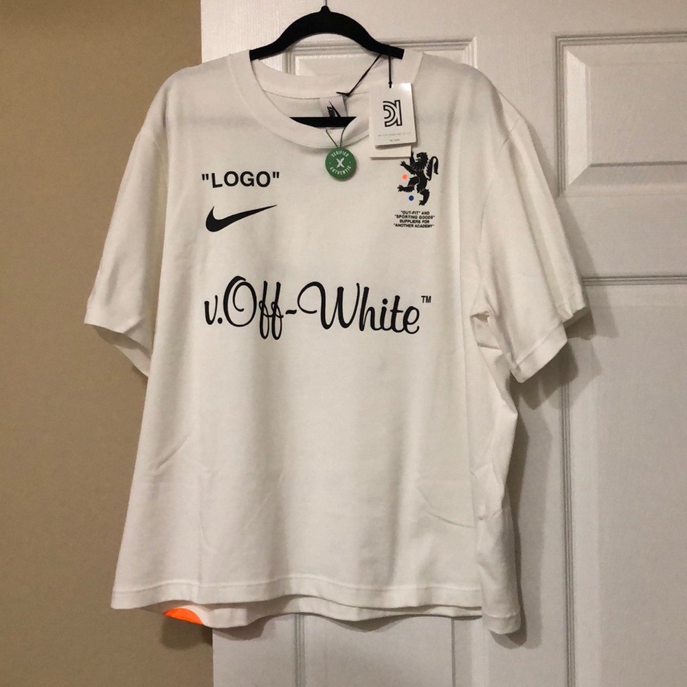 Nikelab x OFF-WHITE MERCURIAL NRG X Tee White